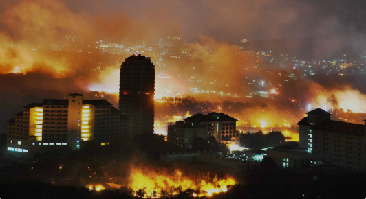 ‘Seperti Kiamat’: Kebakaran Hutan Korsel Hanguskan Pegunungan